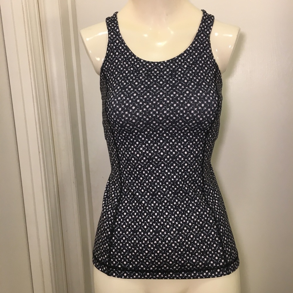 Lululemon Black and White Tank Top Size 4